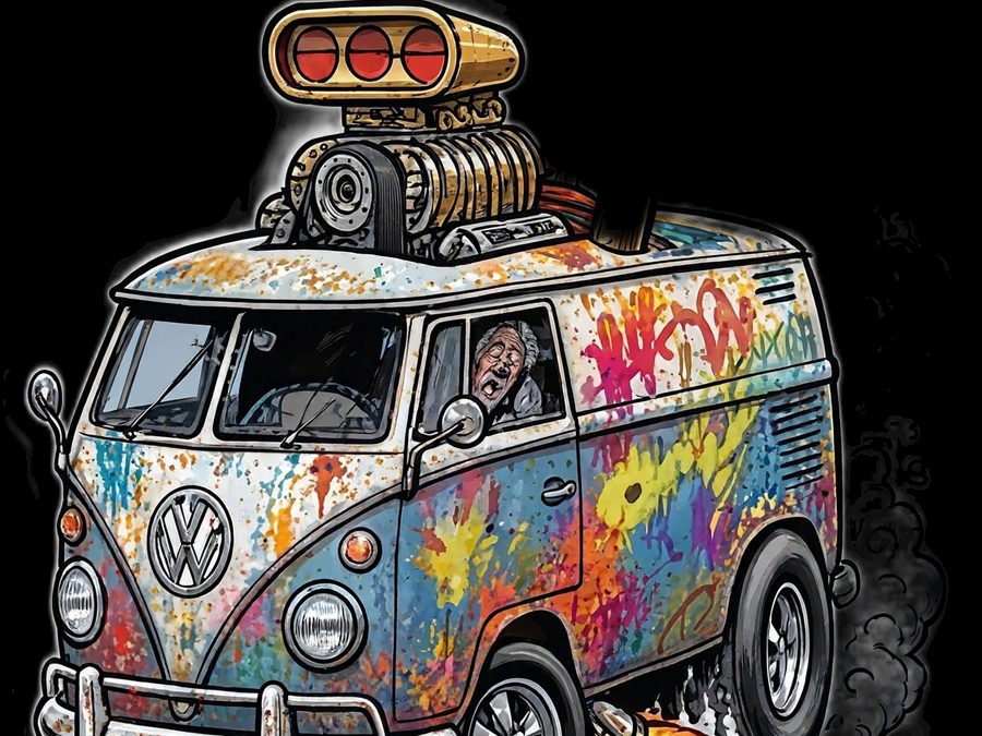 Beach Bus poster artwork